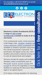 Mobile Screenshot of electroniccricketscoreboards.co.uk